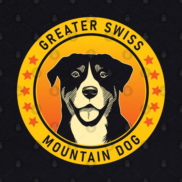 Greater Swiss Mountain Dog Portrait by millersye